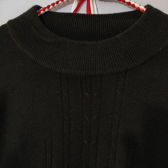 ๐๏ธ Carroll Reed Black Crew Neck Sweater - Picture 7 of 9